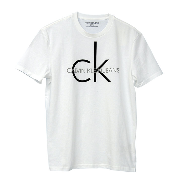 カルバンクライン 半袖 CK ロゴ Tシャツ J30J314544 メンズ ブラ