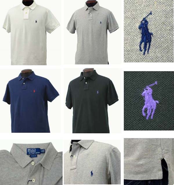 Polo ラルフローレンベ-シック半袖 鹿の子ポロシャツカスタムフィット