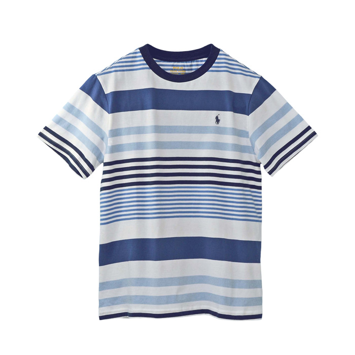 国際ブランド Tシャツ ラルフローレン 半袖 Tシャツ ボーダー 130 